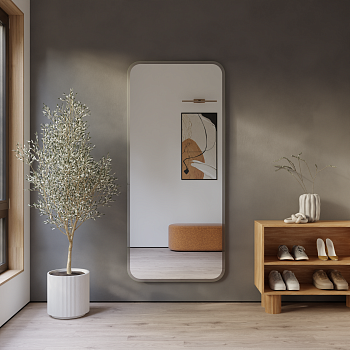 Зеркало в прихожую «Глория-XL» (Pearl-XL) с интерьерной подсветкой