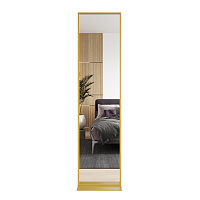 Напольное зеркало в золотой металлической раме «Монолит»-1 185 см
