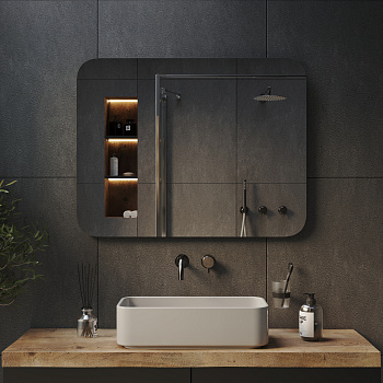 Зеркало «Pluss»  с интерьерной подсветкой
