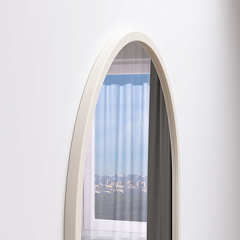 Зеркало Капсула в МДФ раме RAL 9001
